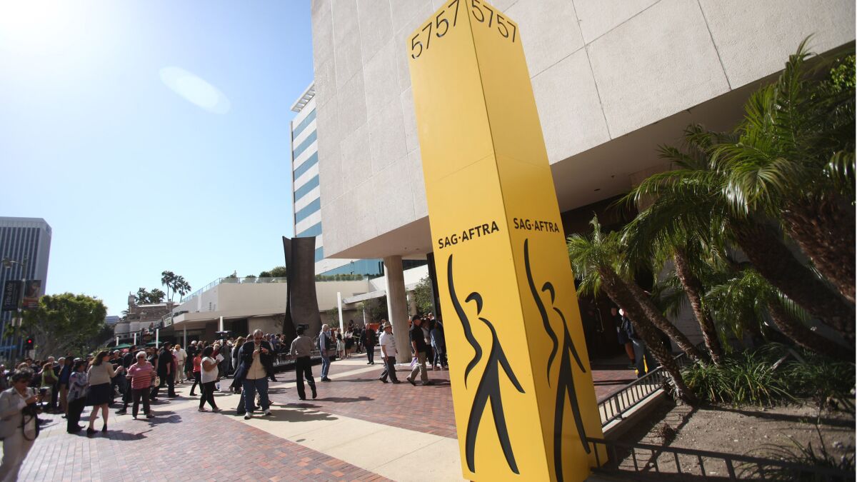 The Los Angeles offices of the SAG-AFTRA union, which announced more job cuts