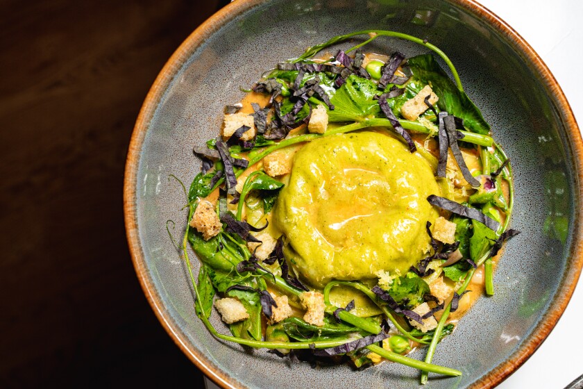 A brunch from the Easter menu at Juniper & Ivy in Little Italy.