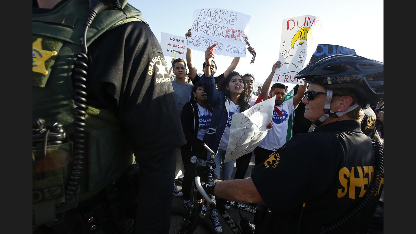 Police vs. demonstrators