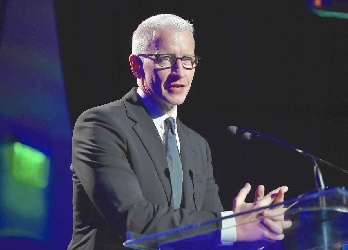 CNN anchor Anderson Cooper (pictured) and late-night host Andy Cohen will talk about pop culture and world events at 7:30 p.m. at Segerstrom Hall.