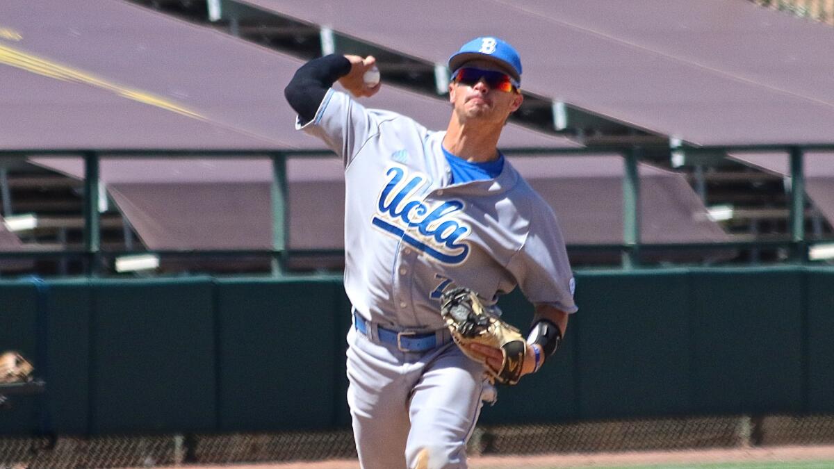 UCLA shortstop Kevin Kramer had multiple hits in all three games against Arizona State.