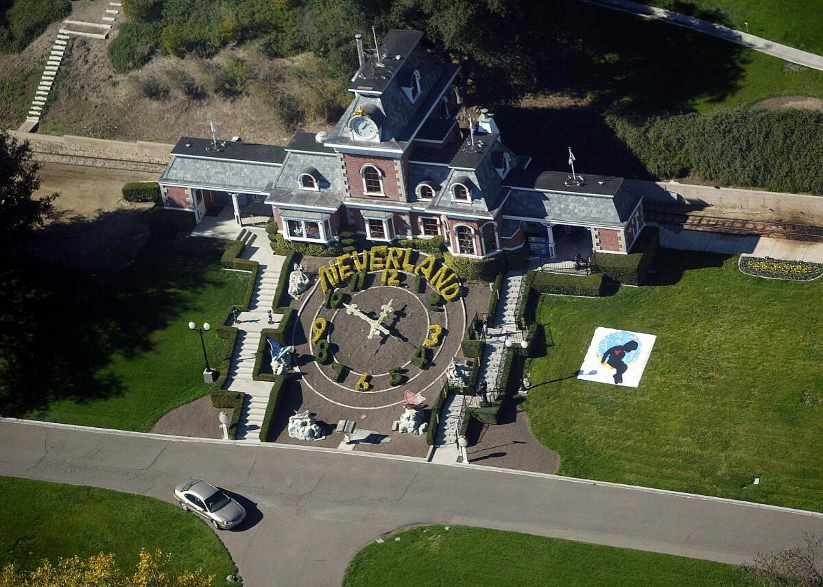 Late pop star Michael Jackson's Neverland Ranch in the Santa Ynez Valley.