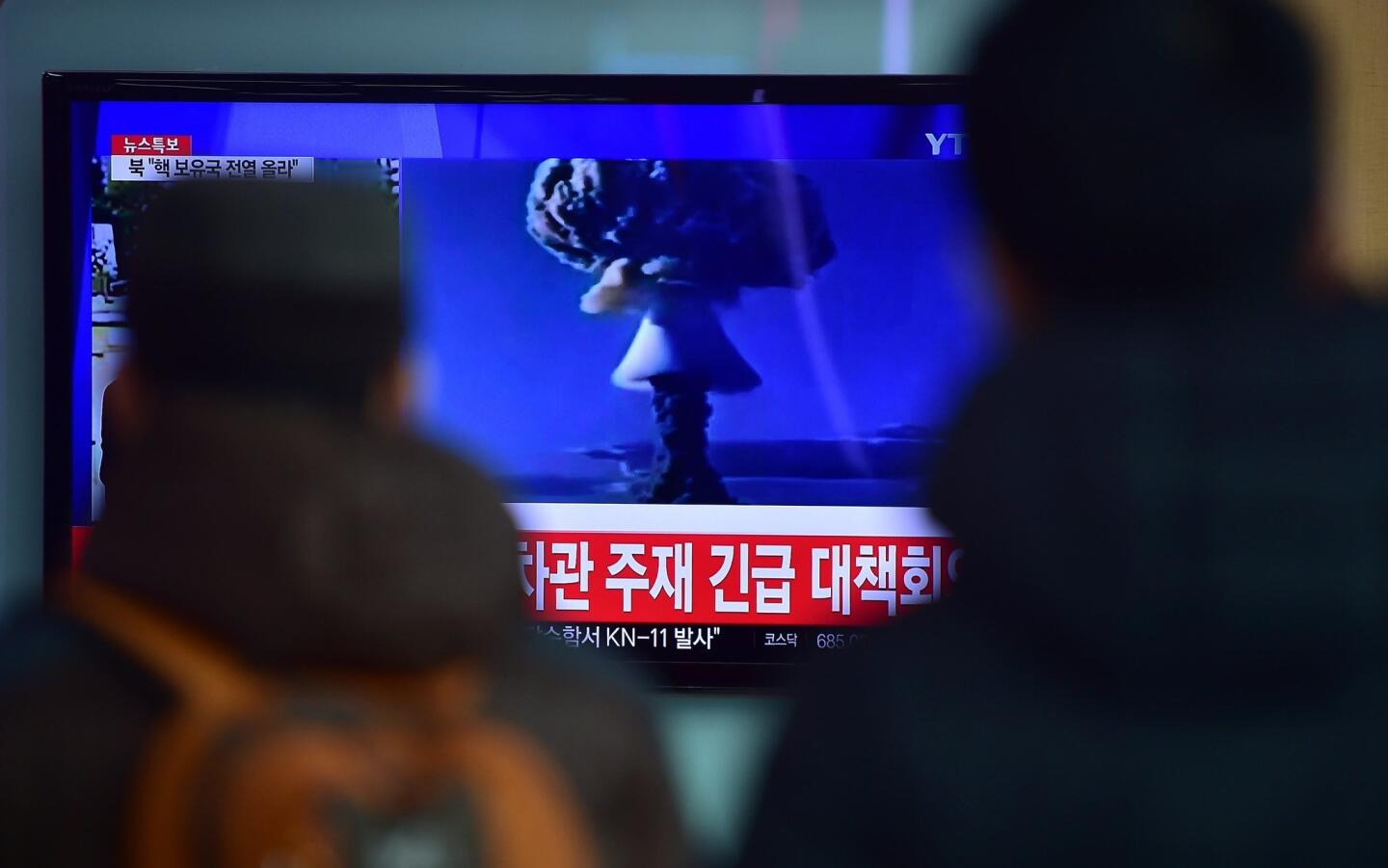 North Korea claims hydrogen bomb test