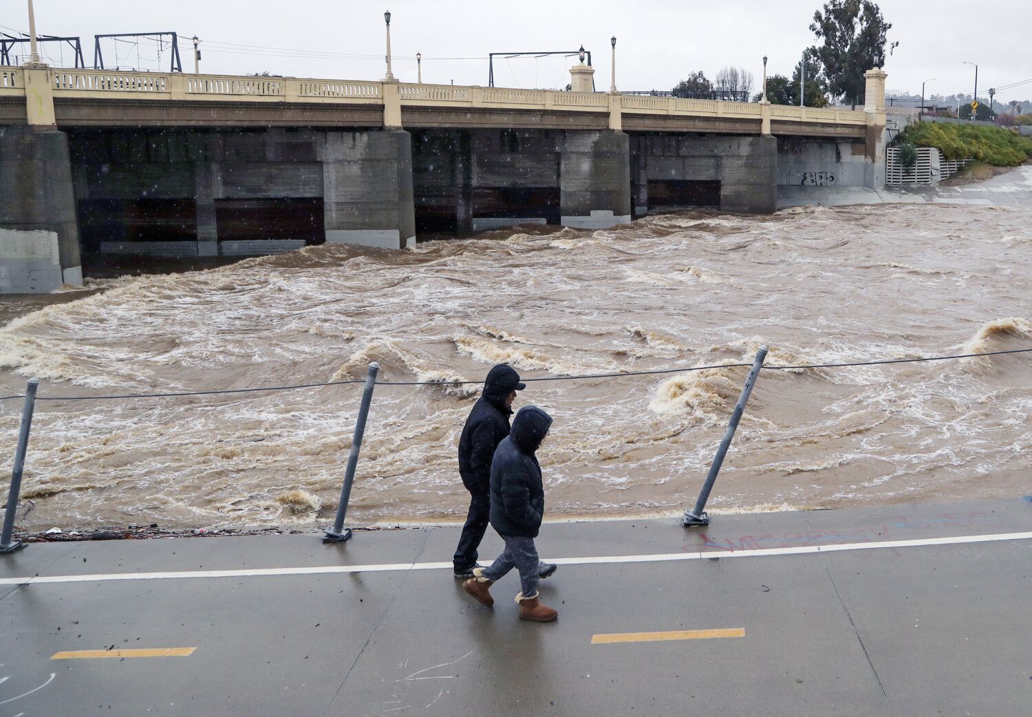 As storms continue to strike, concern grows about Los Angeles River's 'choke point'