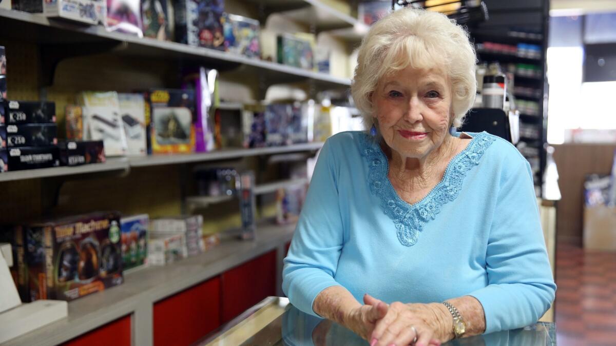 Yvonne Evett, Evett's Model Shop owner, is closing the Santa Monica store after 71 years of operation.