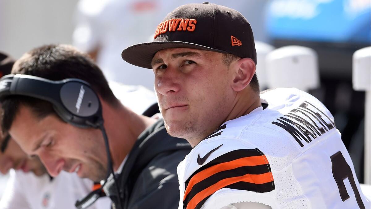 Johnny Manziel hasn't played professional football since the 2015 NFL season.