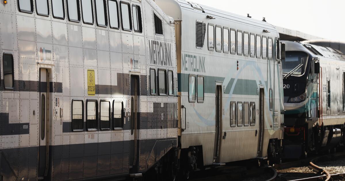 Pedestrian fatally struck by Metrolink practice in Northridge