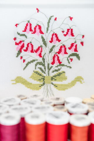 A work of embroidery art.