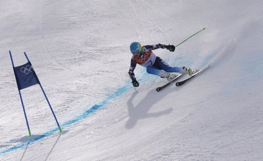 Ted Ligety is on his way to a gold medal.