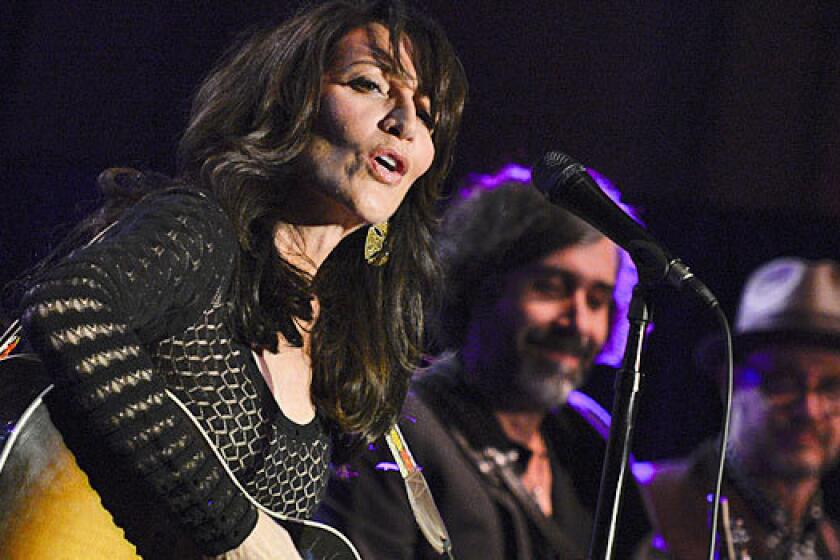 Katey Sagal at a live performance last month.