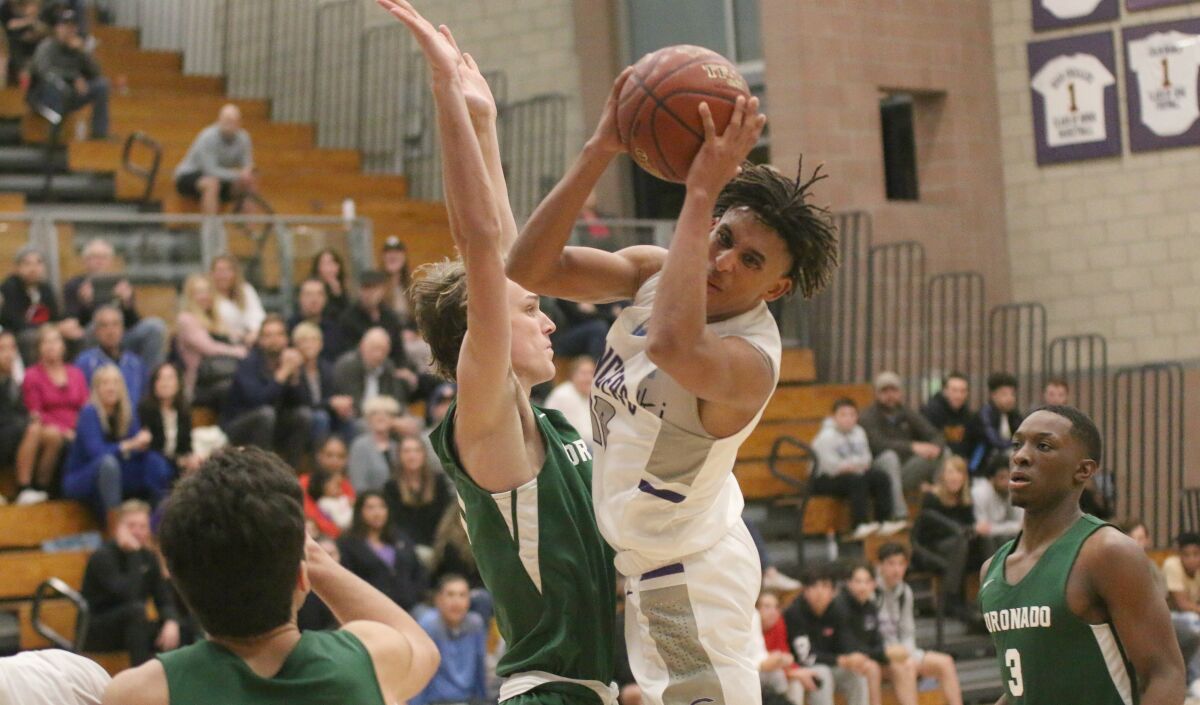 Guard Jailen Nelson is key to Carlsbad's league title hopes.
