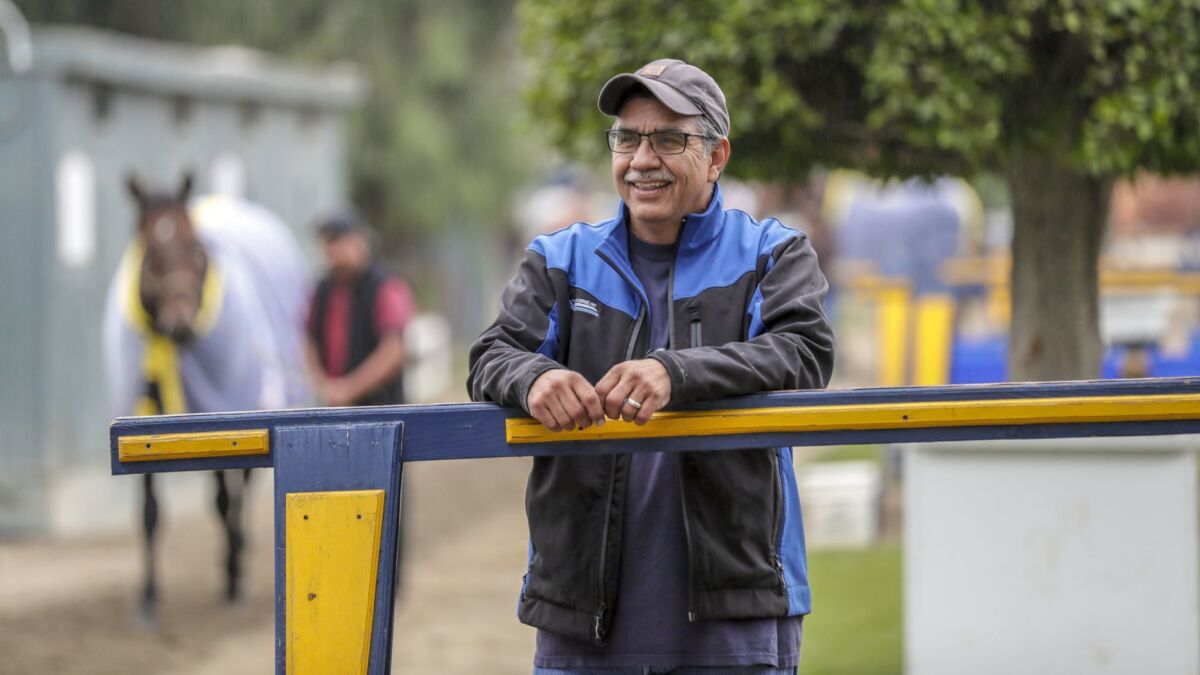 Pascual Rivera has cared for one Triple Crown winner and might have another in Justified.