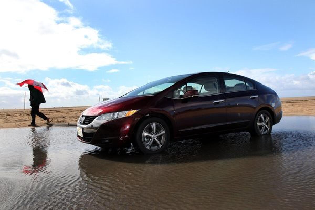 The Honda FCX Clarity was Honda's first fuel-cell vehicle built to mass-market standards.