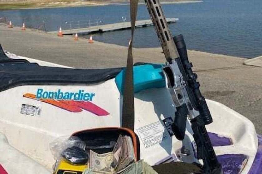 The Napa County Sheriff’s found heroin, an AR-15 rifle and more than $8,500 in cash during a routine call to Lake Berryessa.