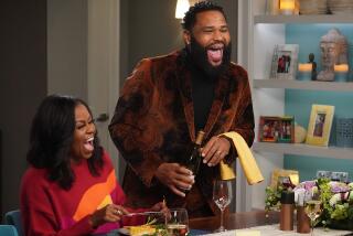 Michelle Obama and Anthony Anderson in "black-ish" on ABC.