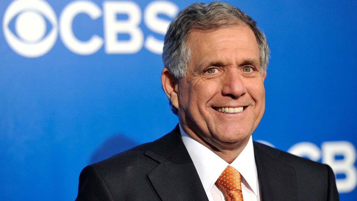 Leslie Moonves, president and chief executive of CBS Corp., attends the CBS network upfront presentation in 2012. He remains among the highest-paid executives in corporate America.