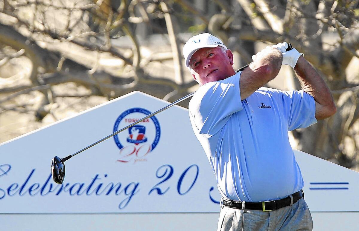 World Golf Hall of Fame member Mark O'Meara was the guest speaker at the annual Toshiba Classic Breakfast with a Champion on Tuesday.