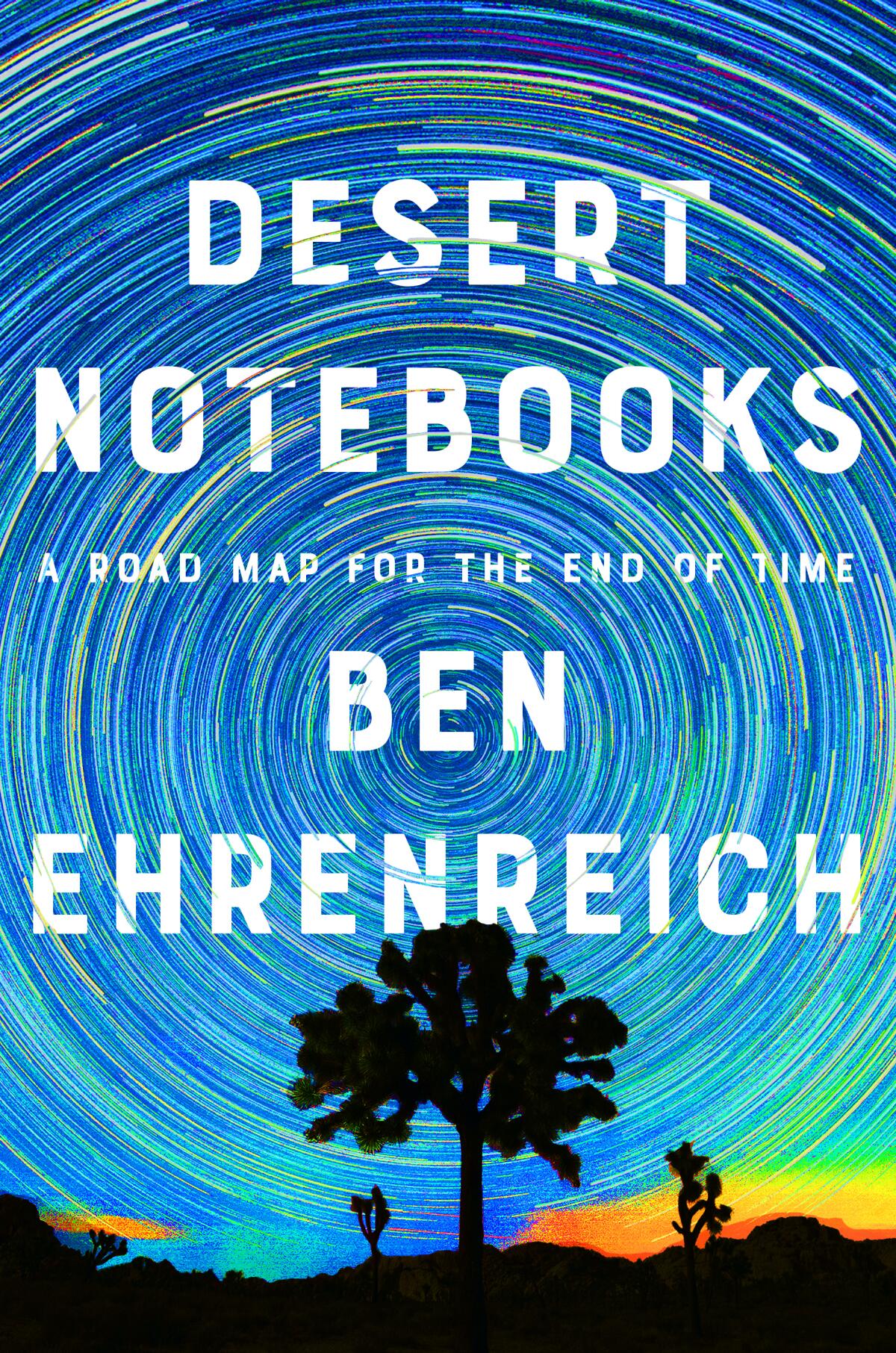 A book jacket for Ben Ehrenreich's "Desert Notebooks: A Road Map for the End of Time."