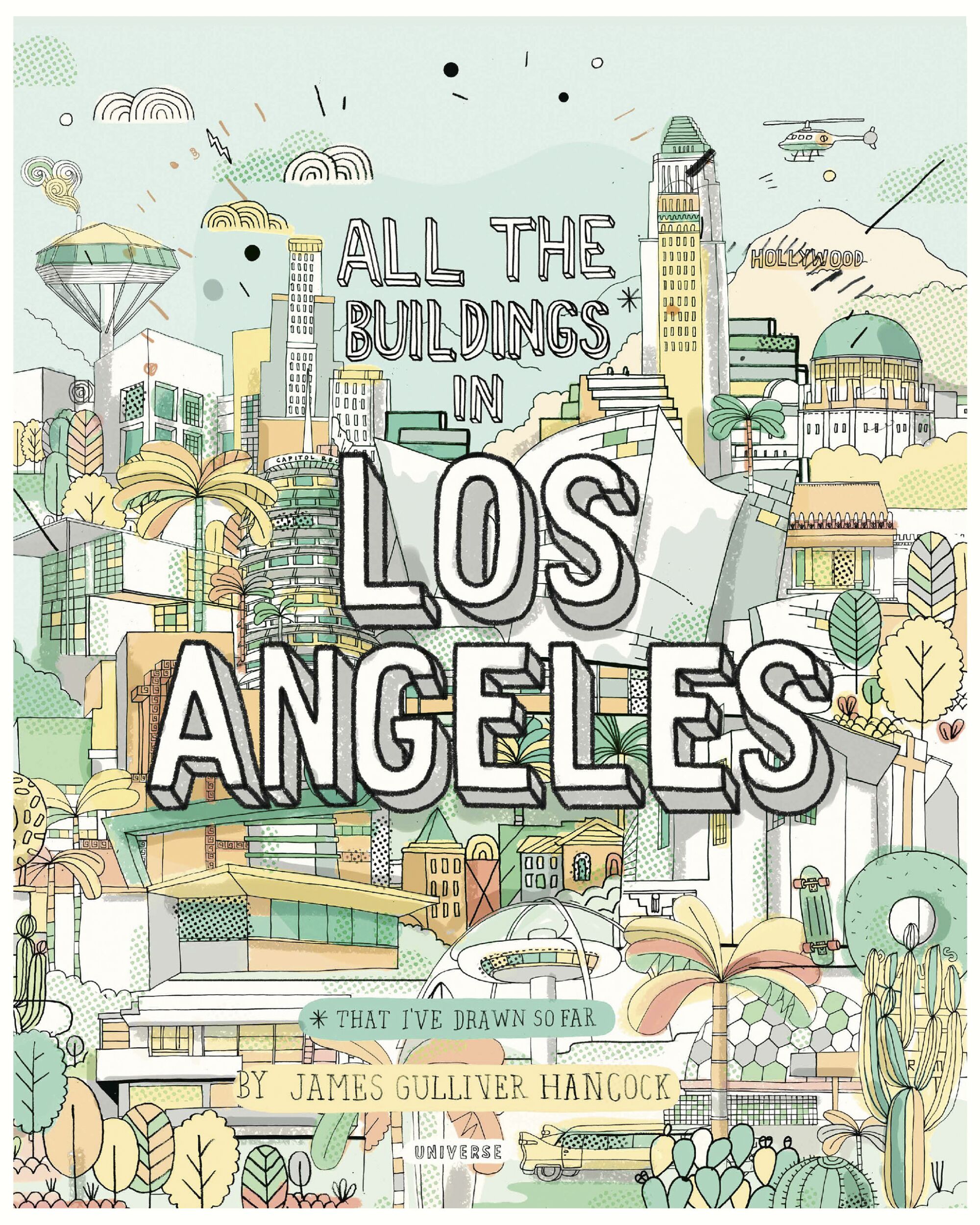 A book jacket for All the Buildings in Los Angeles 