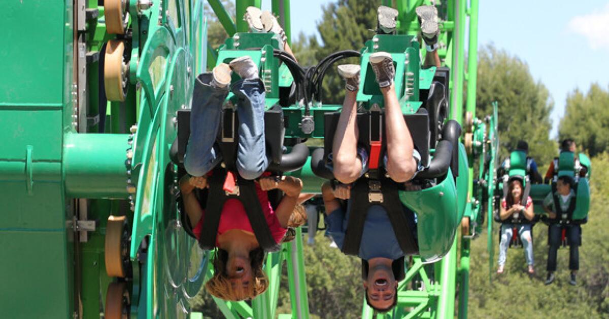 six flags green lantern first flight