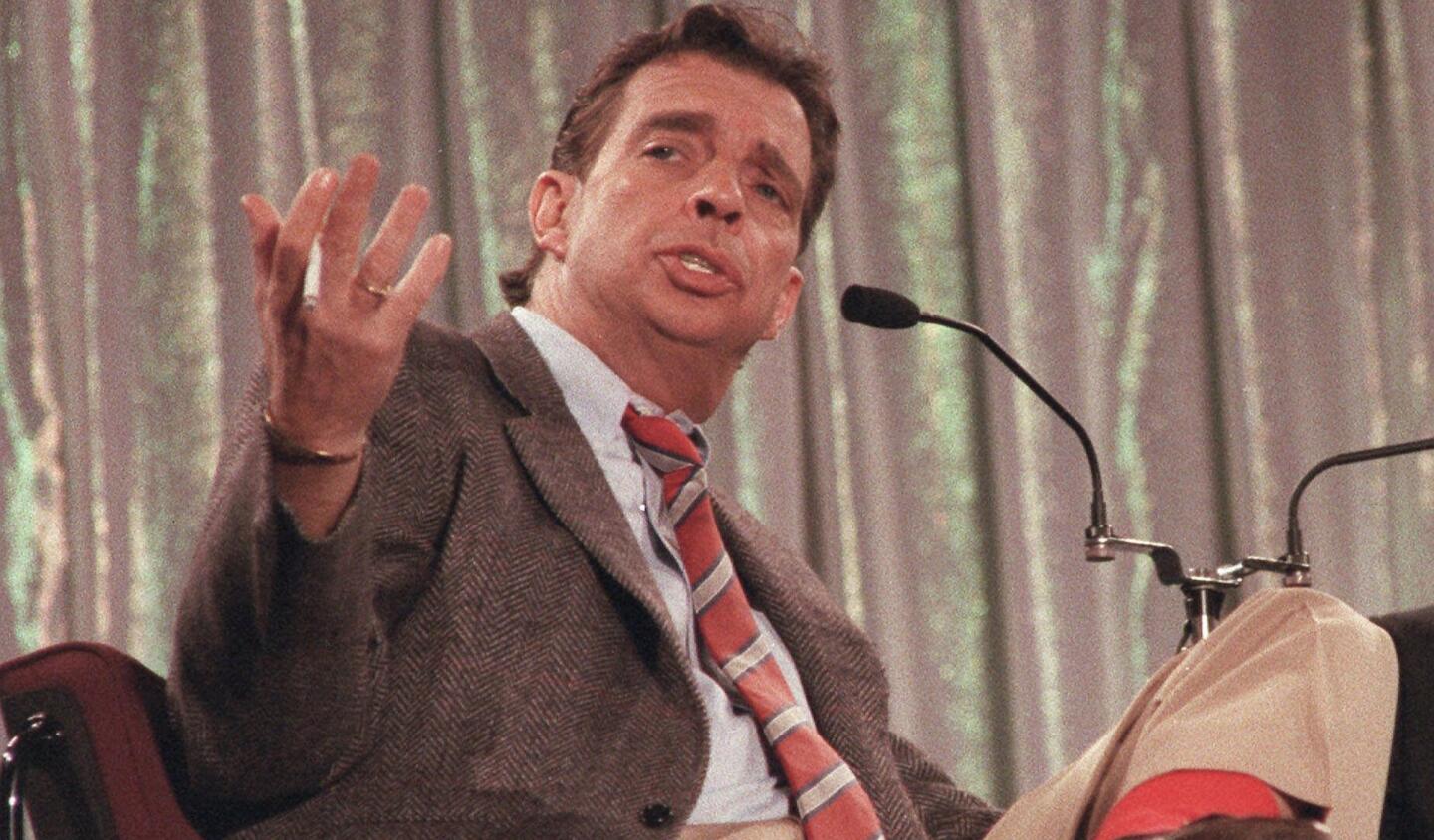 "The Morton Downey Jr. Show" expanded to national syndication in 1988, but distributors had trouble marketing the show to television stations because of its controversial nature. Viewership decline led to cancellation in 1989.