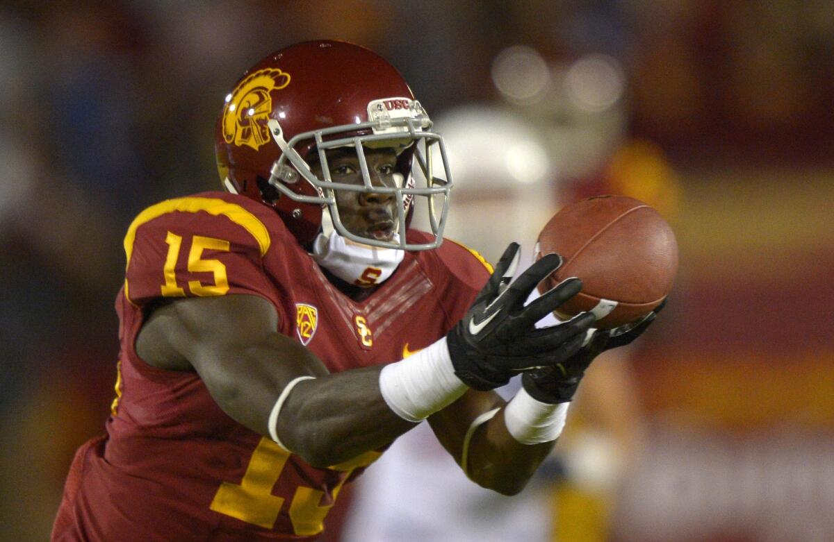 USC's Nelson Agholor returned two punts for touchdowns against Cal last week. Is he capable of producing another standout performance against Stanford on Saturday?