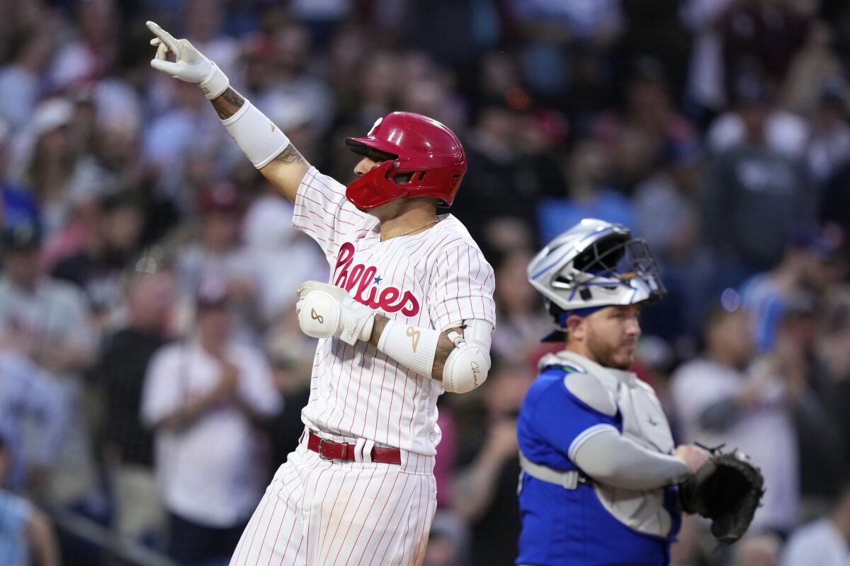 Castellanos powers Phillies to 84 win over Blue Jays The San Diego