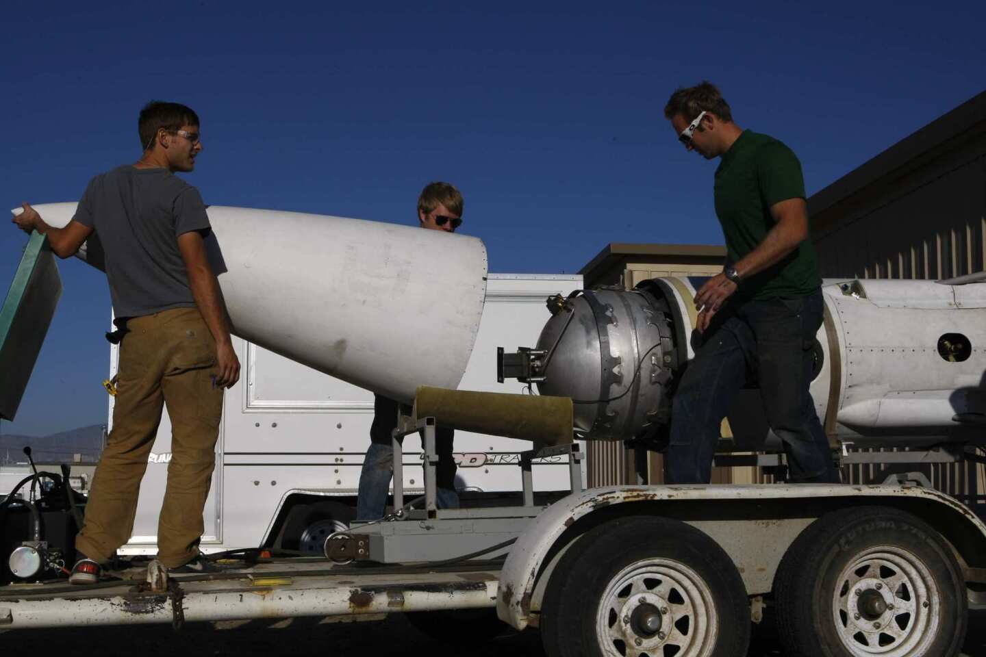 Prepping a rocket