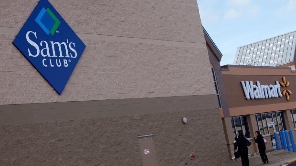 Sam's Club is laying off 2,300 employees. Above, a store in Rolling Meadows, Ill.