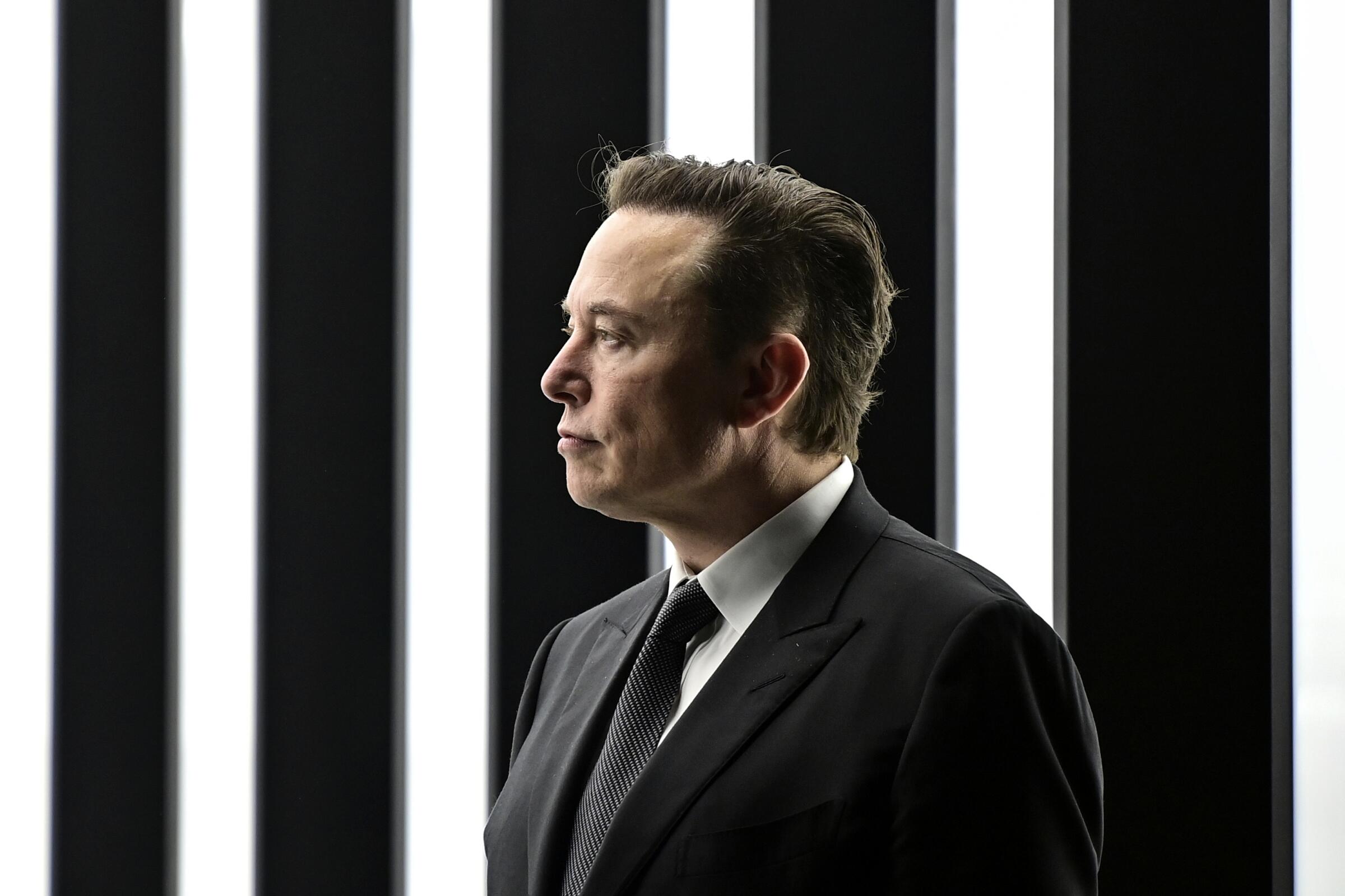 Tesla CEO Elon Musk attends the opening of the Tesla factory Berlin Brandenburg in 2022.