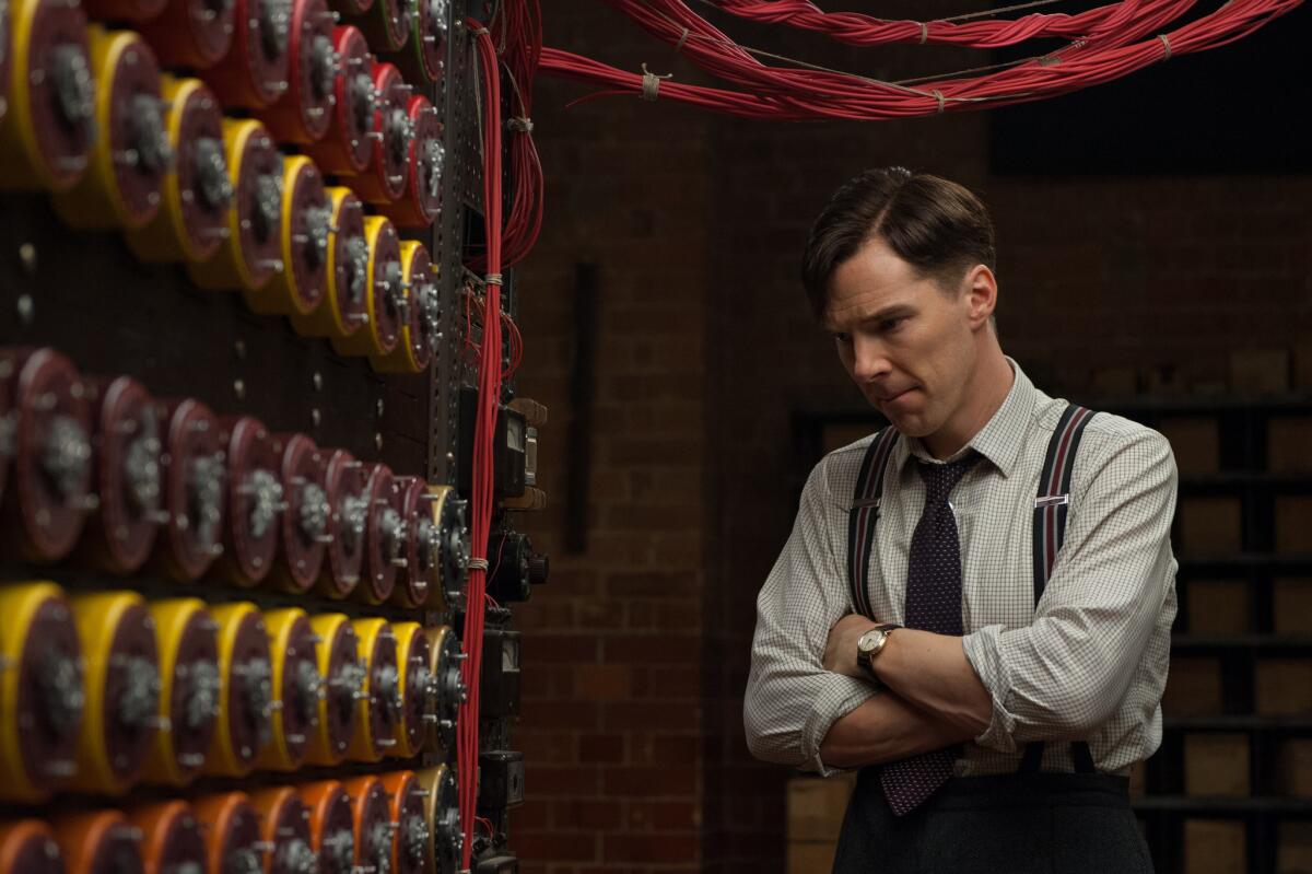 Benedict Cumberbatch as Alan Turing in a scene from "The Imitation Game."
