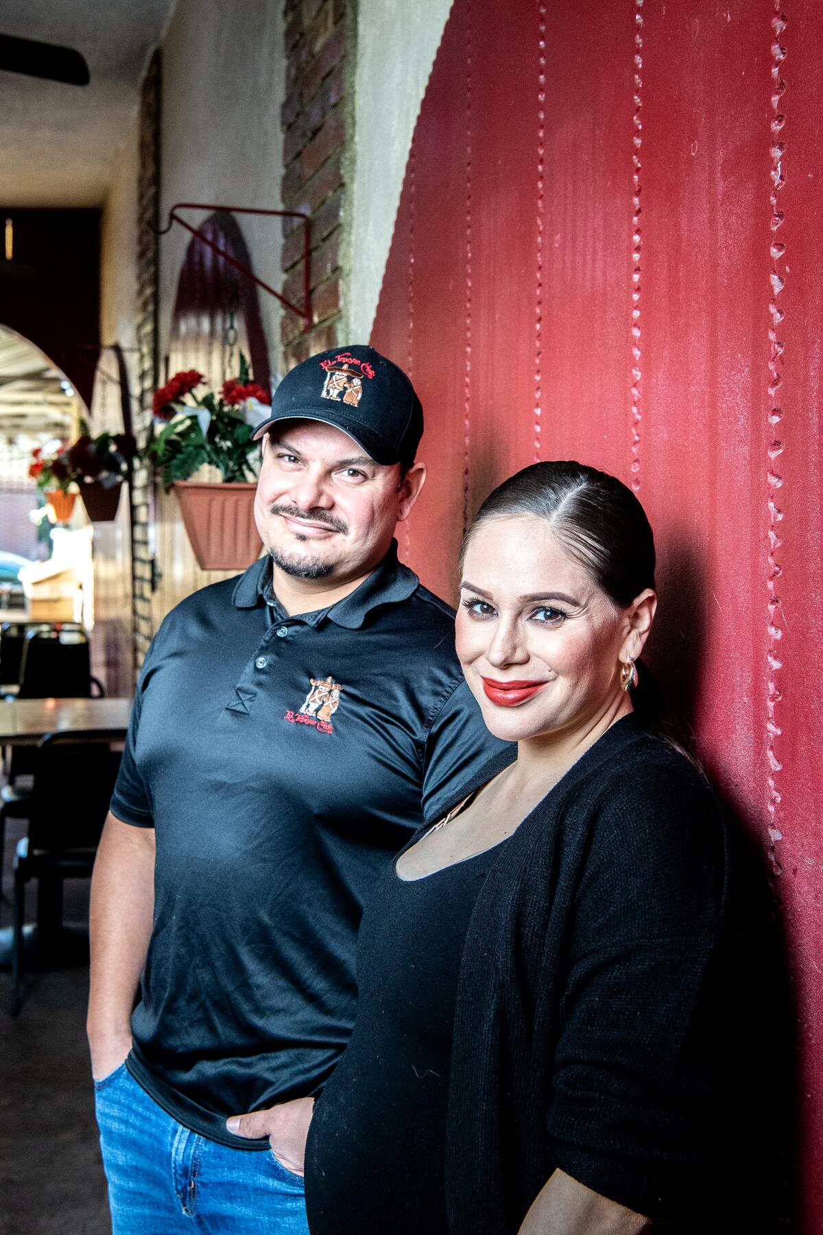 Portrait of Carlos Thome and his wife, Bernadette, who are now the 4th generation to run El Tepeyac Cafe in Boyle Heights.