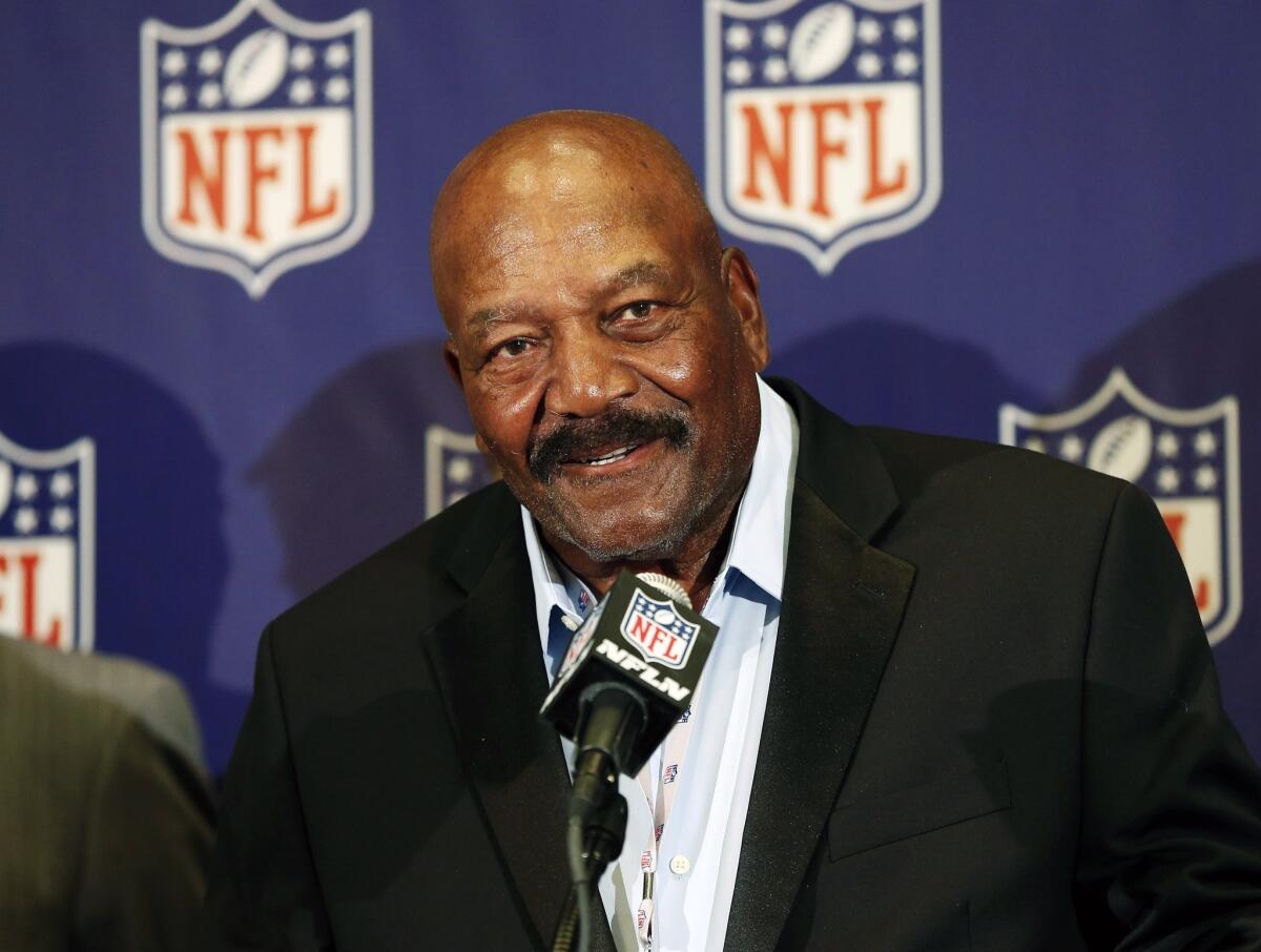 NFL great Jim Brown understands that the game of football has its risks, but says the sport made him a better person.