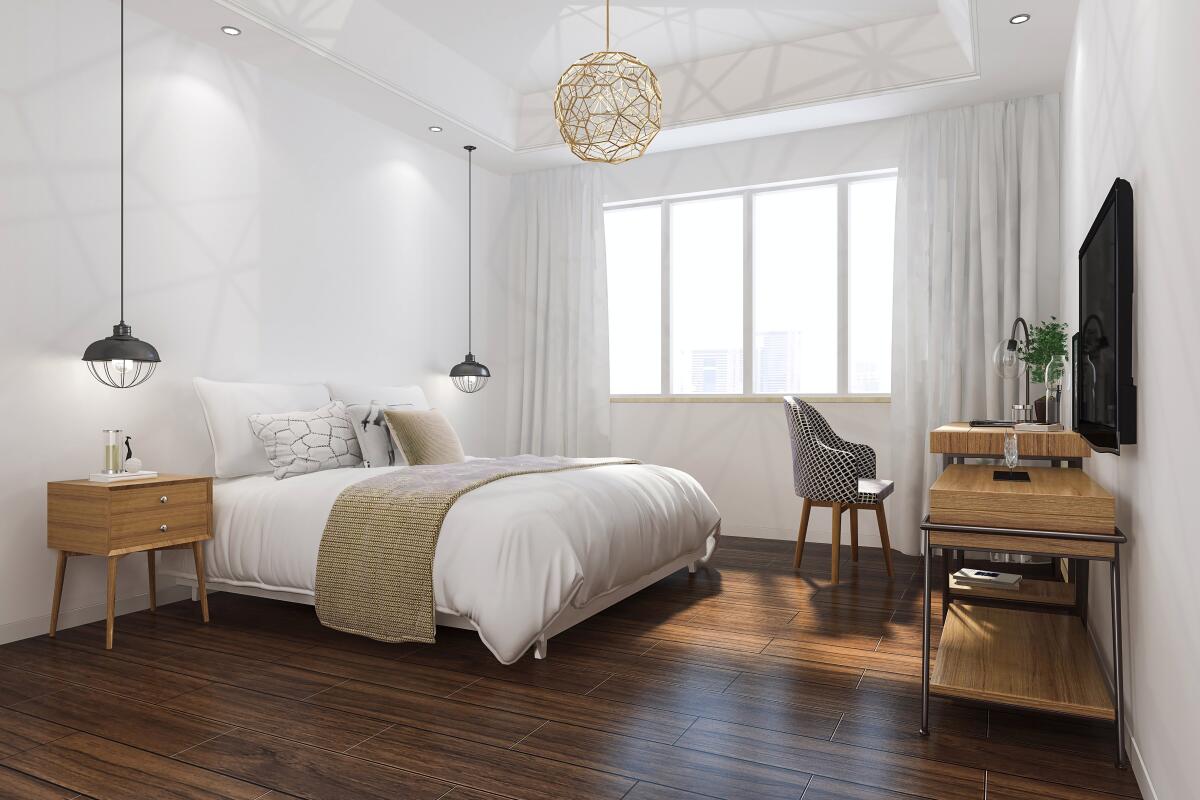 Un dormitorio agradable que facilite el descanso. Foto: Kronos Homes.
