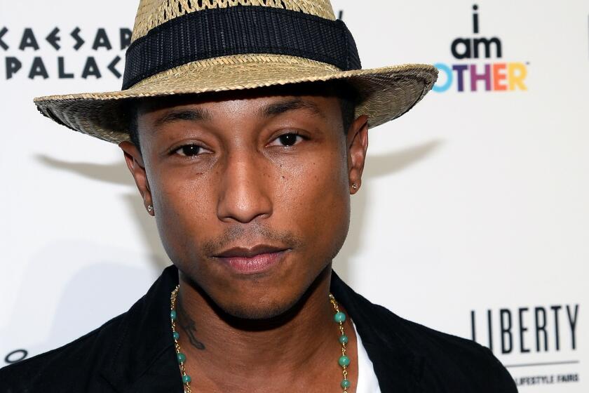 Pharrell said in an interview that his song with Robin Thicke, "Blurred Lines," is "completely different" from Marvin Gaye's "Got to Give It Up," to which it's been compared.