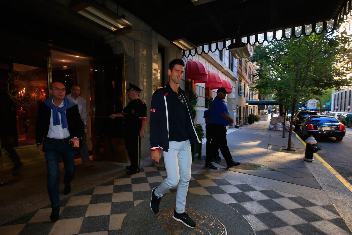 2015 US Open Champion Novak Djokovic New York City Trophy Tour
