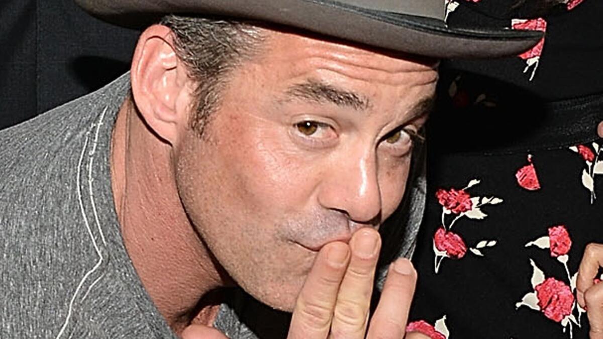 Actor Nicholas Brendon, shown in February, was arrested Wednesday in New York after an alleged fight with a girlfriend.