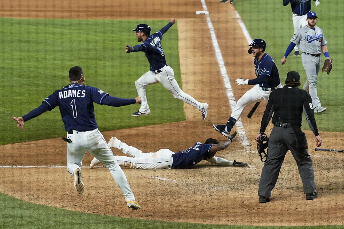 PHOTOS  Tampa Bay Rays vs LA Dodgers, World Series Game 2