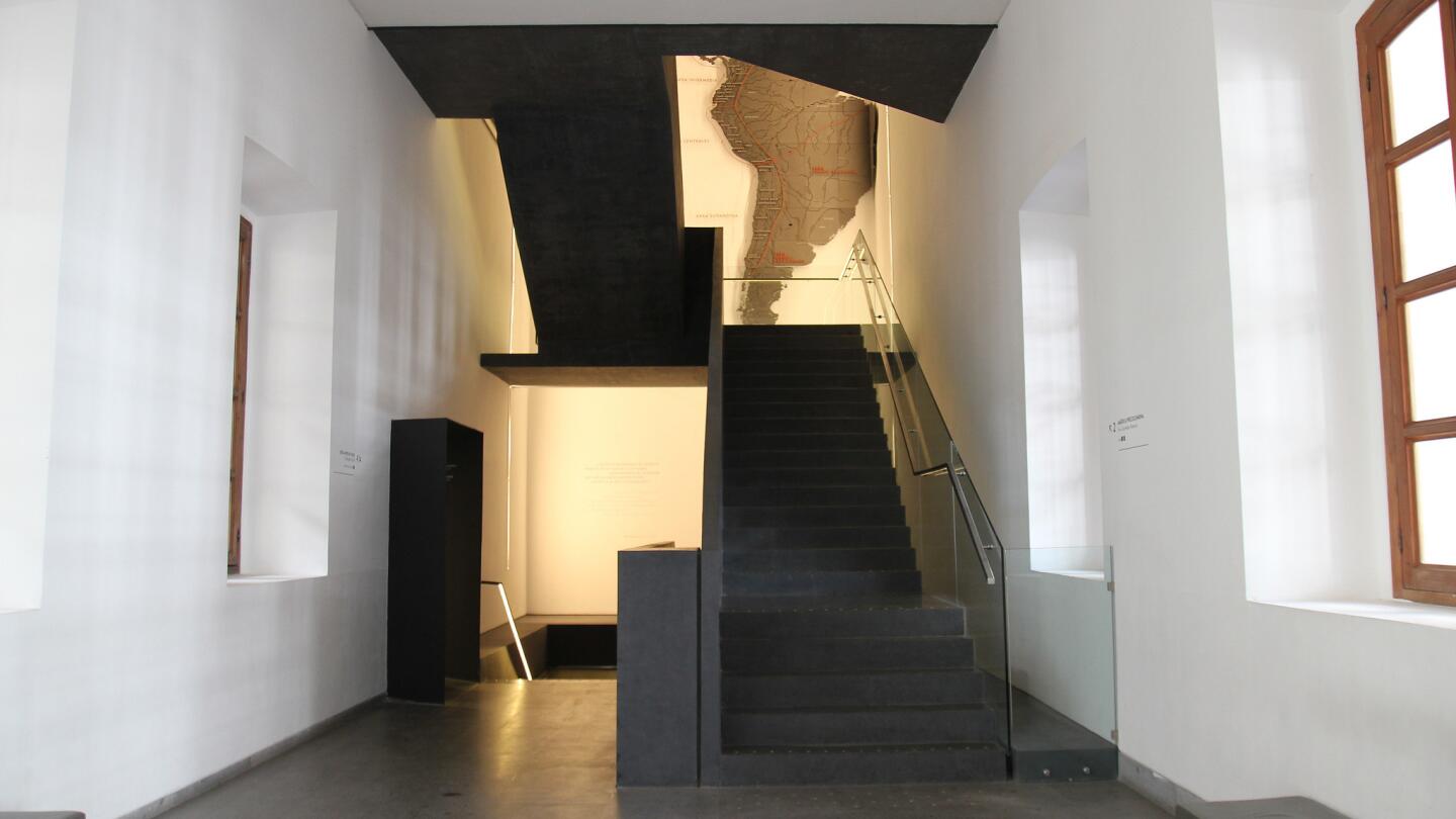 A sculptural staircase