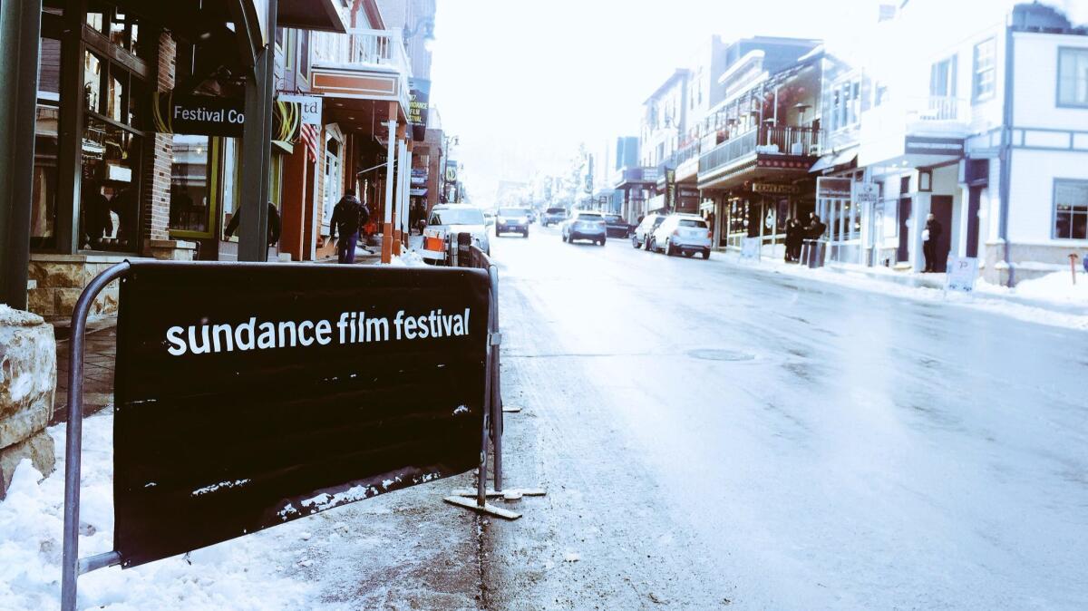 Snowy streets greet Sundance Film Festival guests as Park City, Utah, prepares for Saturday's star-studded protest march