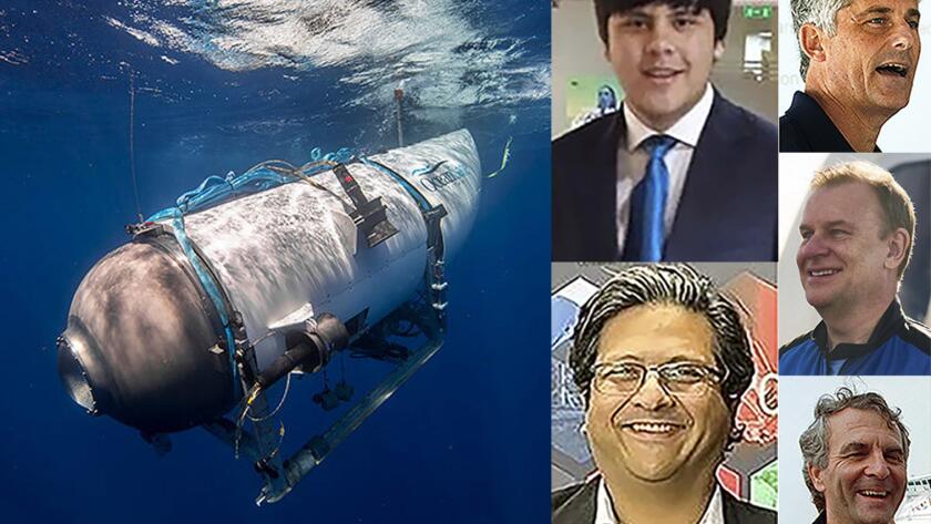 5 aboard Titanic tourist sub dead in 'catastrophic implosion' - Los ...