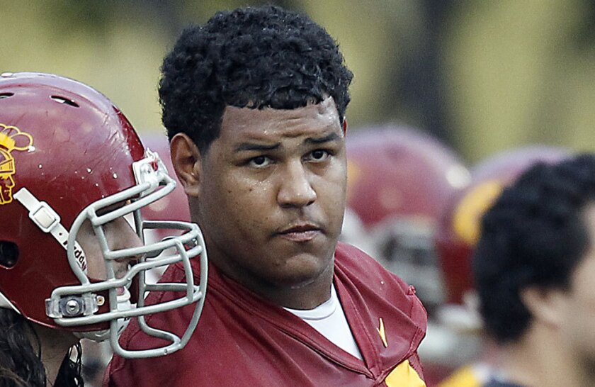 USC: Zach Banner seems on track to start at right tackle - Los Angeles Times