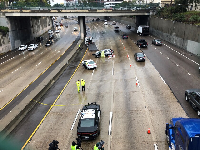 car accident 163 san diego today