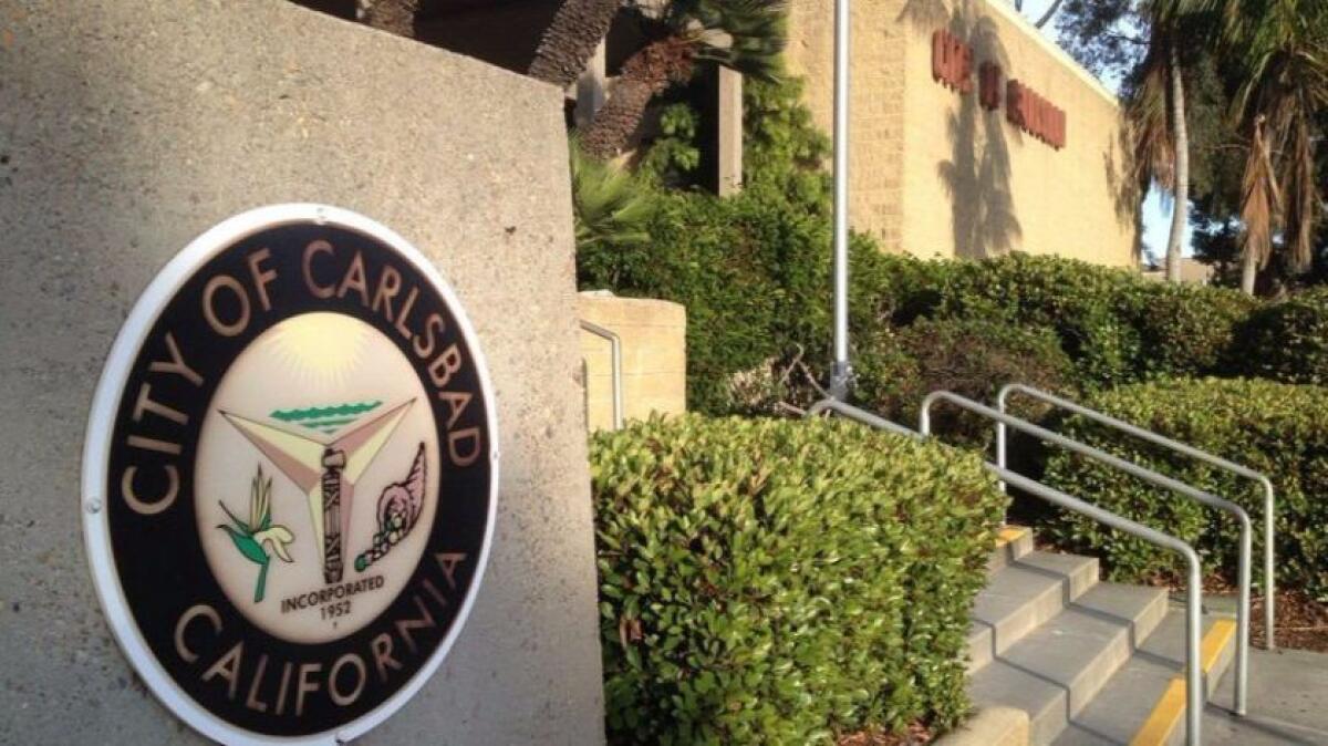 Carlsbad denies AT&T contract for cell tower in Poinsettia Park.