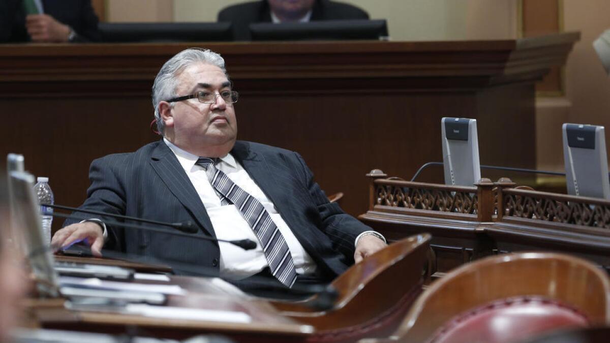 Former Sen. Ron Calderon before he pleaded guilty to federal corruption charges.
