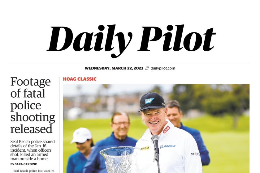 March 22, 2023 Daily Pilot cover