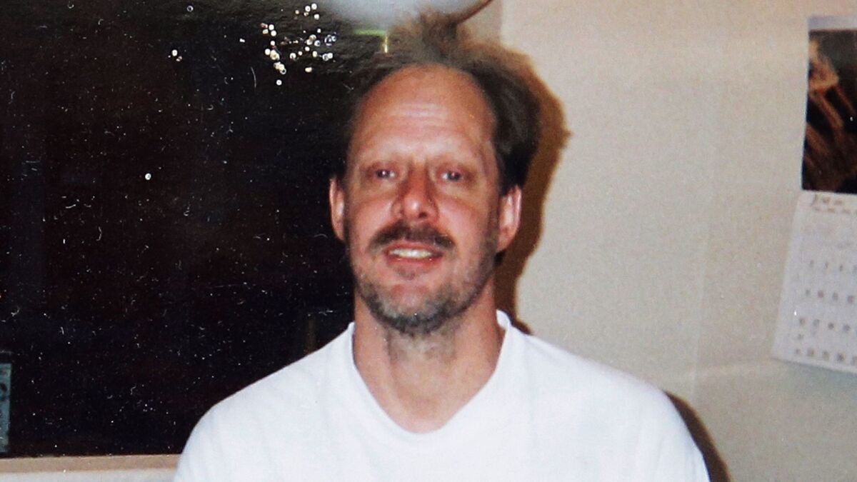 An undated photo shows Stephen Paddock, who opened fire on a Las Vegas country music festival Oct. 1, killing 58 people and wounding nearly 500 others.