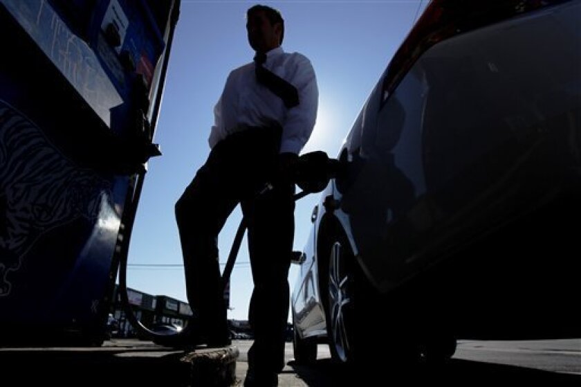 Gasoline prices surged above $3.50 in San Diego County this week.
