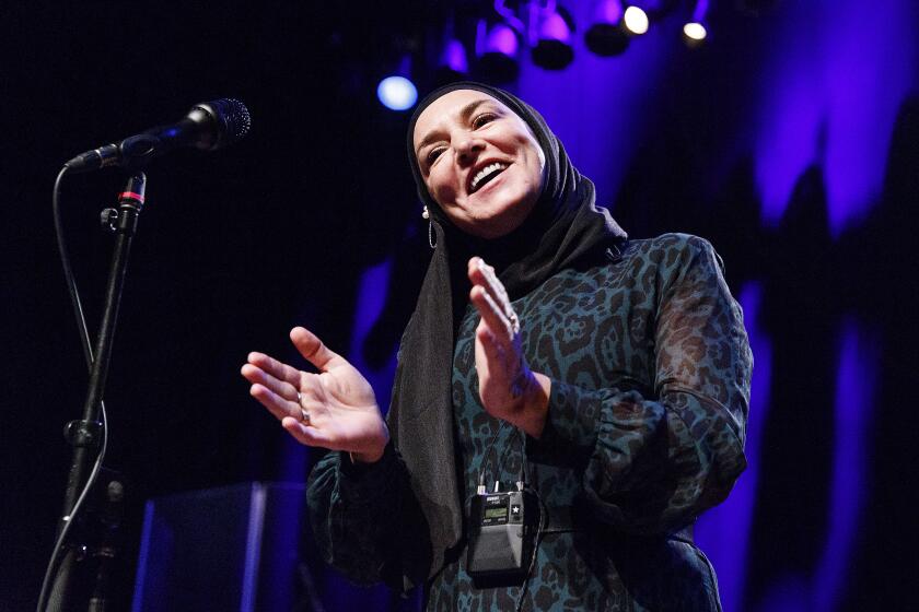 Singer-songwriter Sinead O'Connor performs on stage at Vogue Theatre on February 01, 2020 in Vancouver, Canada.