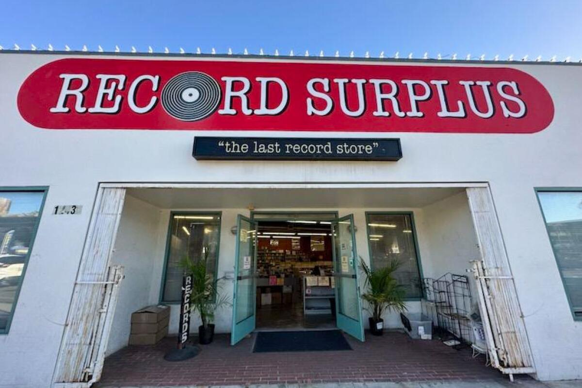 The exterior of Record Surplus.